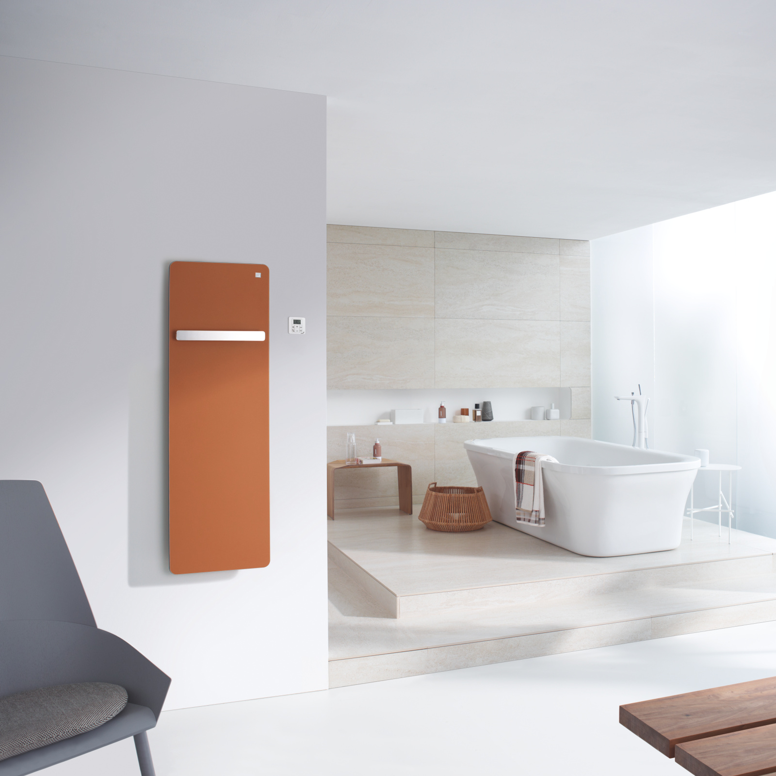 Zehnder_RAD_Vitalo-Bar-EL_RACY-S_bathroom_1250_400_caramel_quartz_print+web Cut-Out Zehnder Vitalo Bar Decorative radiator