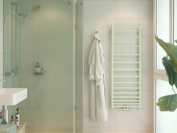 Rendering Zehnder Klaro Spa Decorative radiator Front view