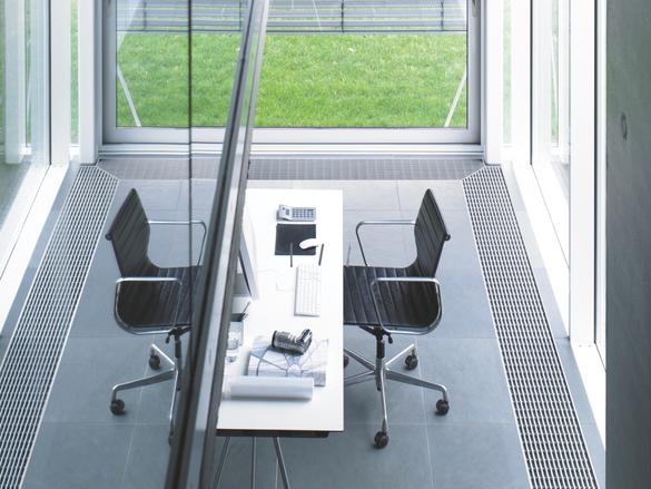 Rendering Zehnder Terraline Decorative radiator Top view