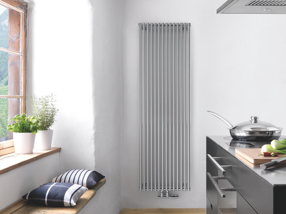 Rendering Zehnder Kleo Decorative radiator Front view