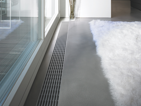 Rendering Zehnder Terraline Decorative radiator Top view