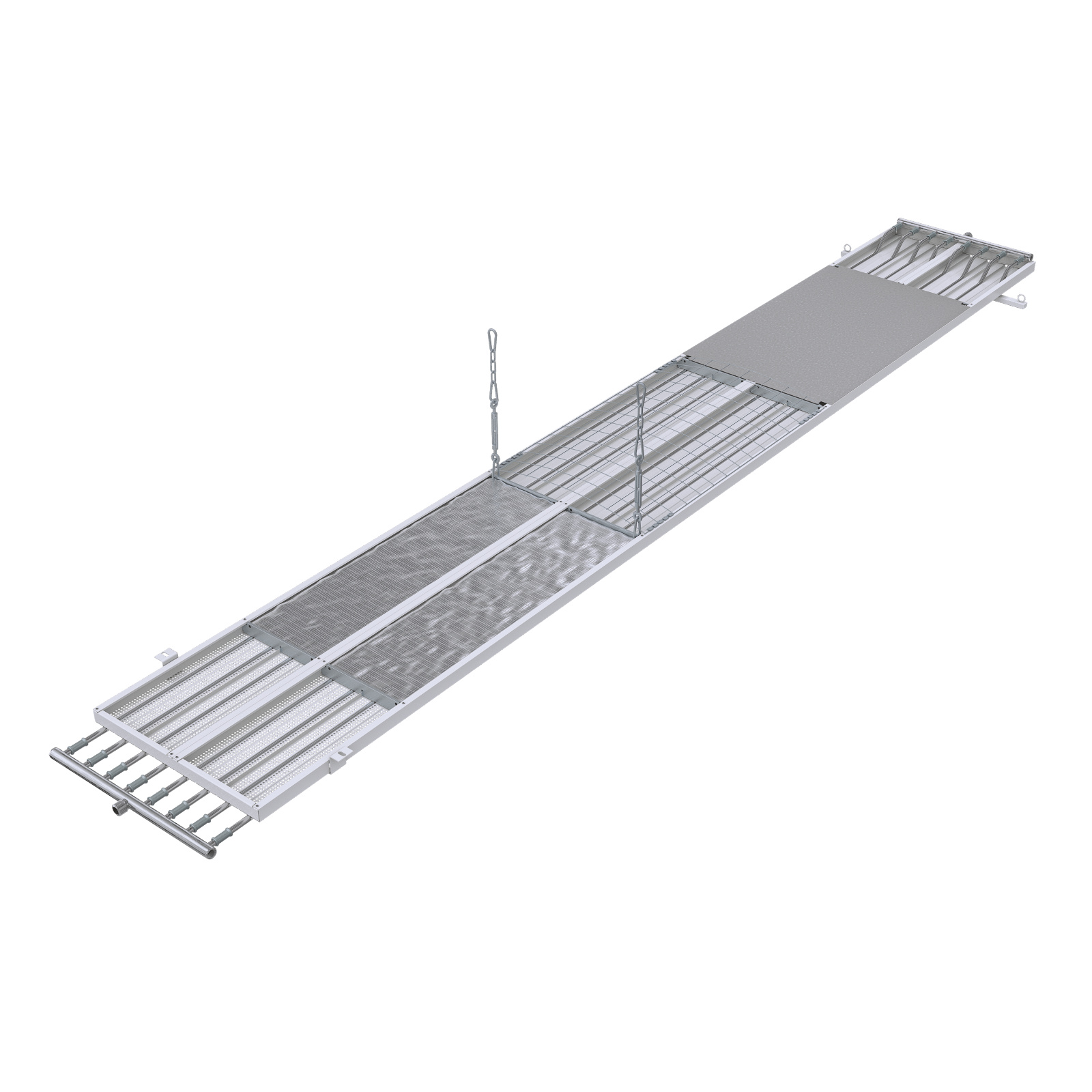 Cut-Out Zehnder ZFP Heating and cooling ceilings Angled view