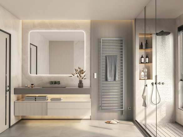 Rendering Zehnder Subway Decorative radiator Front view