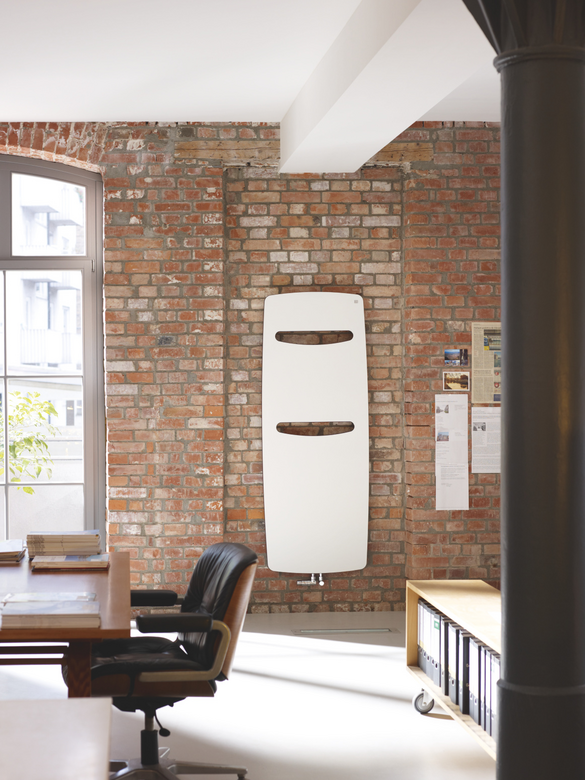 Cut-Out Zehnder Vitalo Spa Decorative radiator Front view