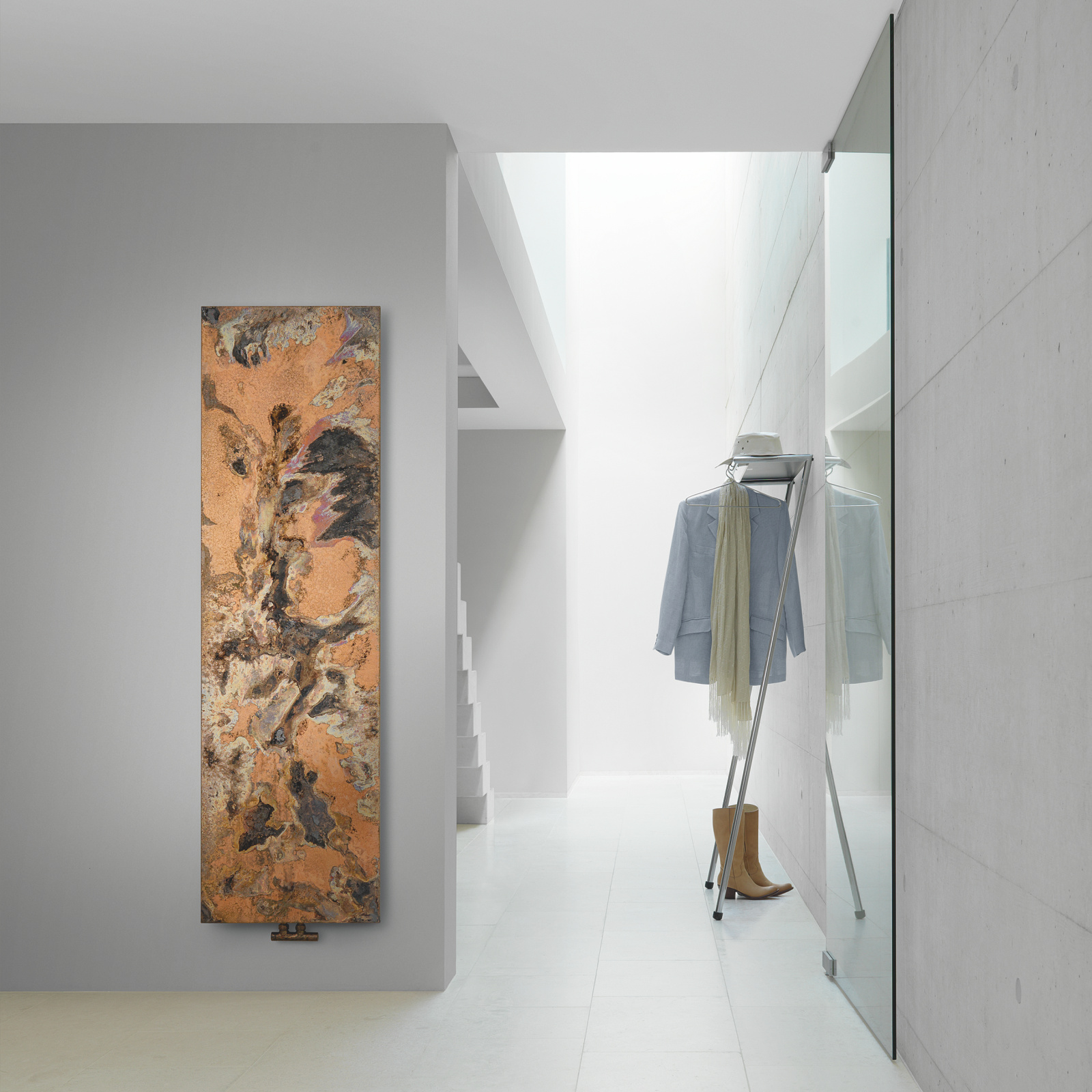 Rendering Arteplano Decorative radiator Front view