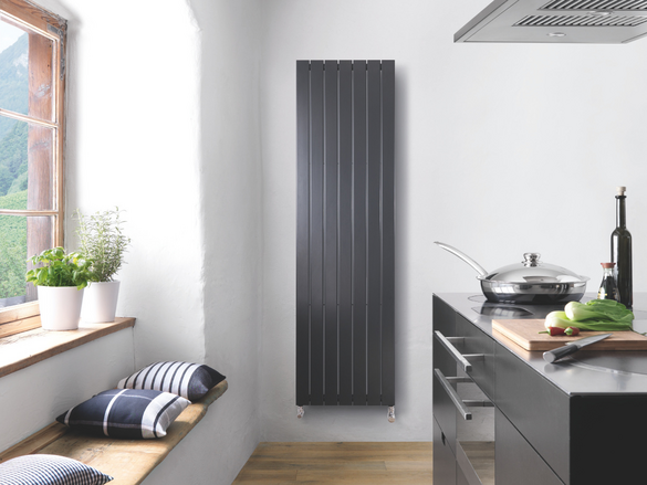 Rendering Zehnder Jet-X Decorative radiator Front view