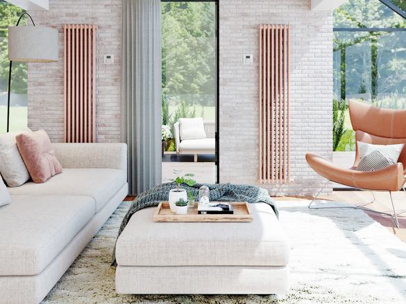 Cut-Out Zehnder Charleston Electric Decorative radiator 