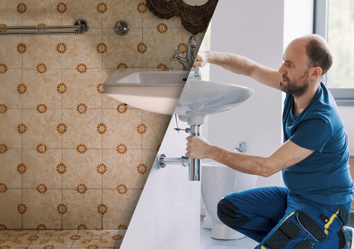 Zehnder_Expedition_Renovation_Bathroom_Visual_Mechaniker_Waschbecken Biała księga renowacji łazienki