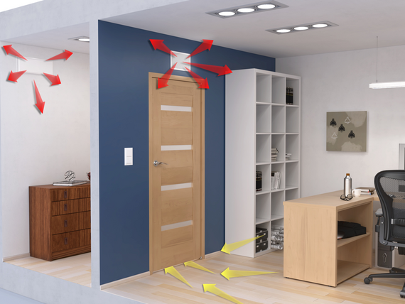 Rendering Zehnder ComfoDuct Attivo Comfortable indoor ventilation 
