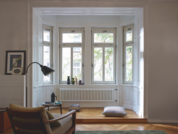 Rendering Zehnder Charleston Decorative radiator Front view