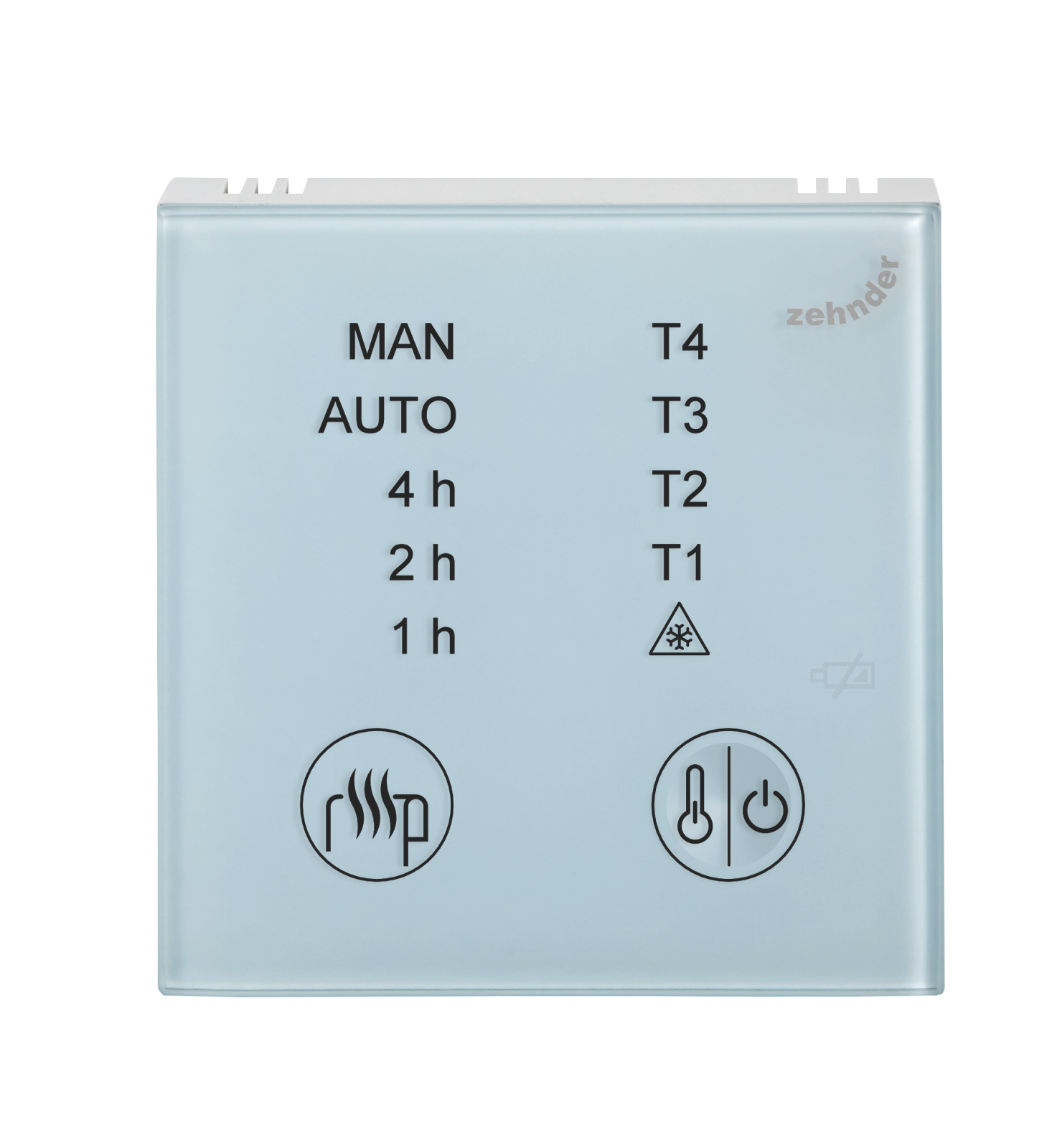 Zehnder_RAD_WIVAR II_control panel model 1_white Cut-Out Decorative radiator