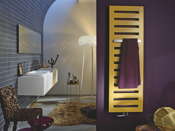 Rendering Zehnder Metropolitan Bar Decorative radiator Front view