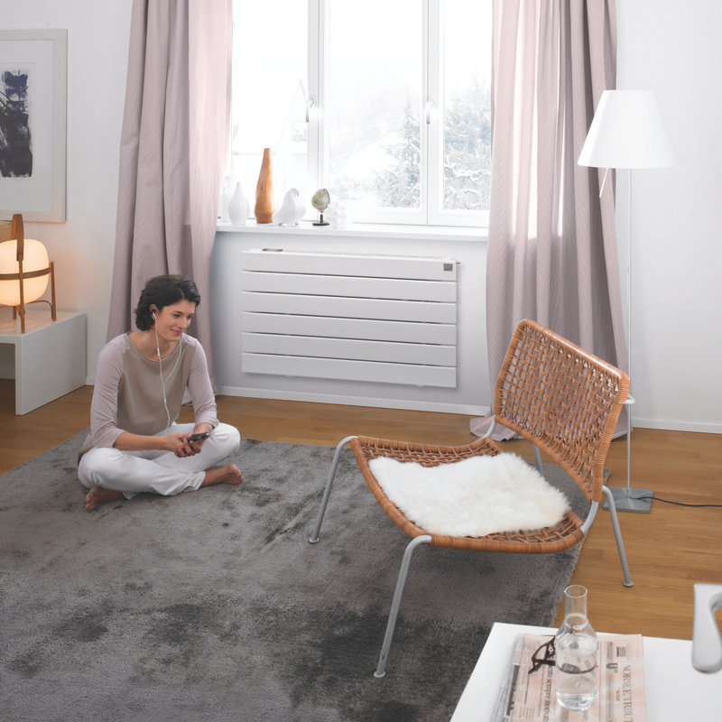 Rendering Zehnder Nova Neo Decorative radiator Front view