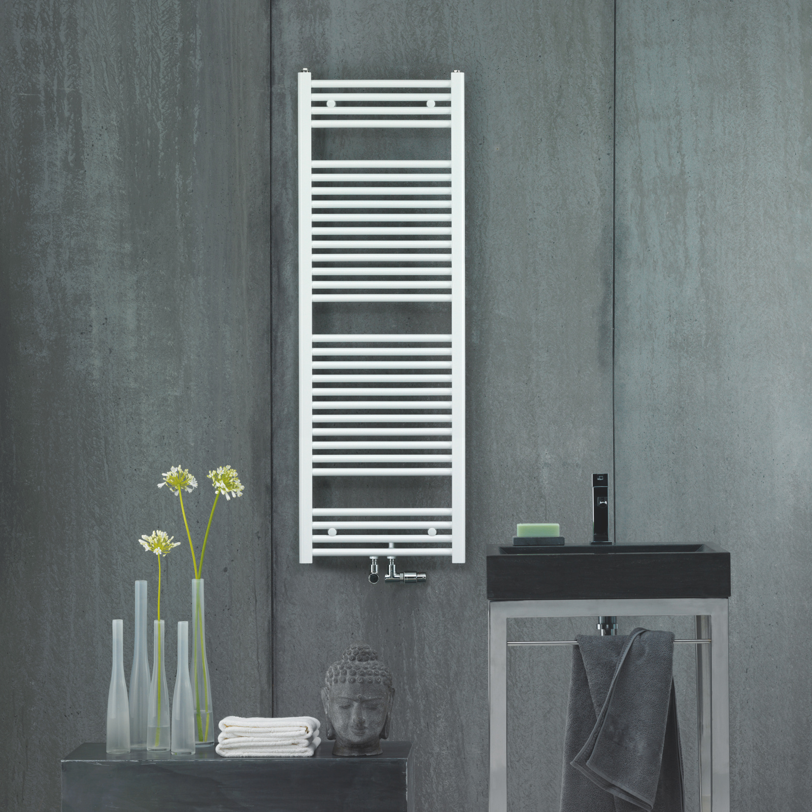 Zehnder_RAD_Virando-HY_bathroom_AB_1z1 Rendering Virando Bow Decorative radiator Front view