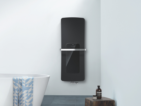 Rendering Zehnder Folio Hybrid Decorative radiator Front view