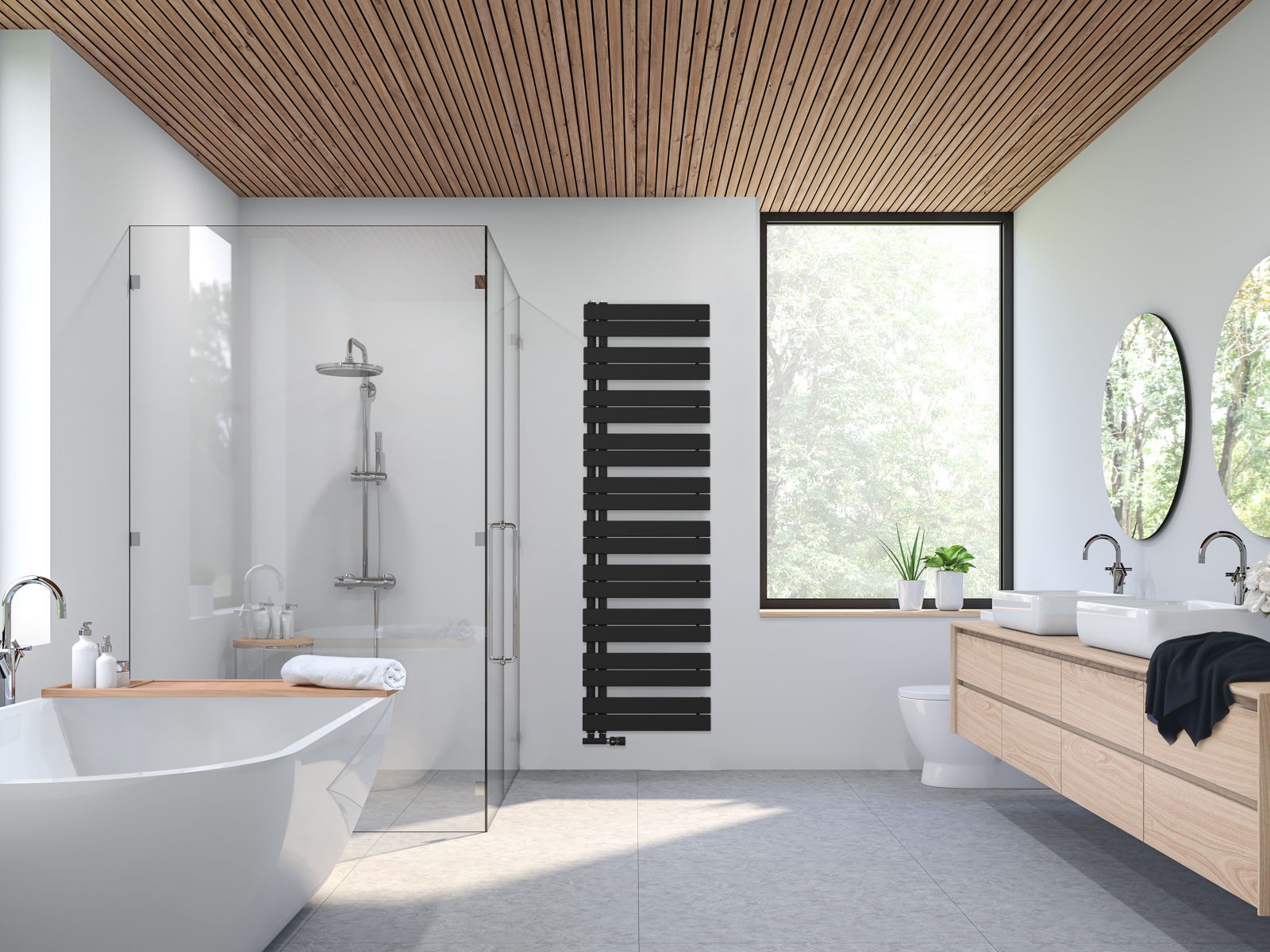 Stock Content Zehnder Roda Duo Decorative radiator Front view