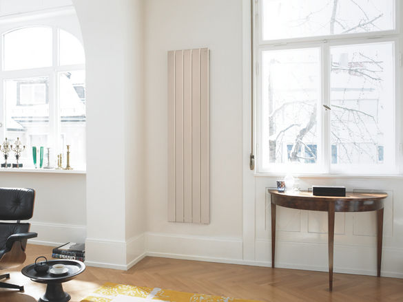 Rendering Zehnder Roda Decorative radiator Front view