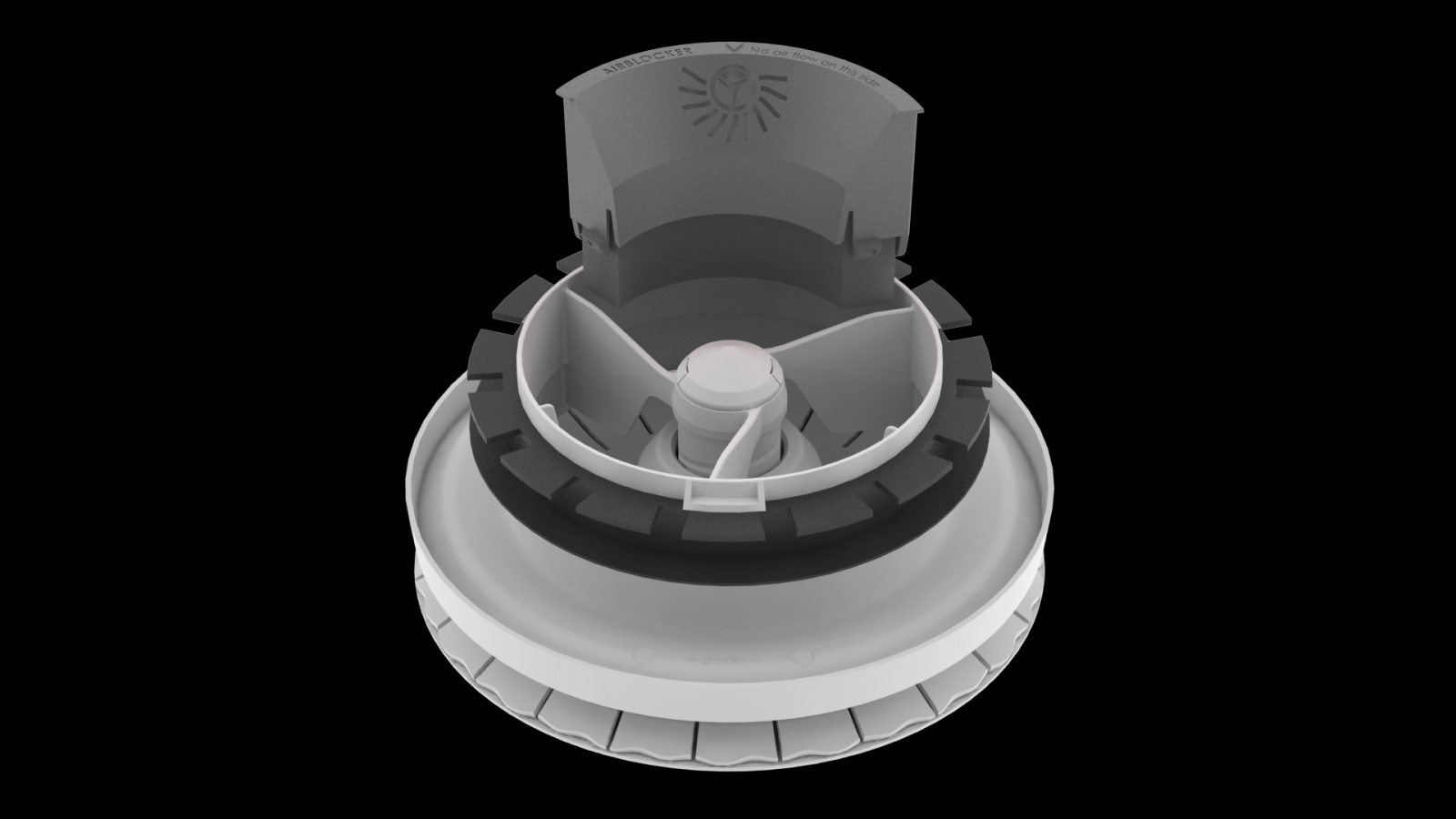 Cut-Out Zehnder ComfoValve Luna S125 Comfortable indoor ventilation 
