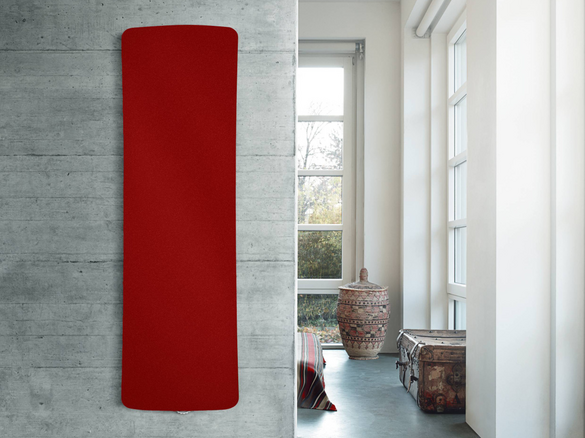 Rendering Zehnder Folio Decorative radiator Front view
