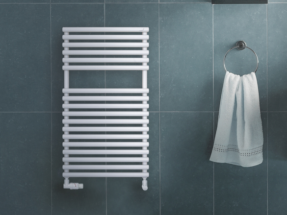 Rendering Ovida Bow Decorative radiator Front view