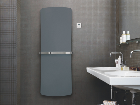 Rendering Zehnder Folio Belt Decorative radiator Front view