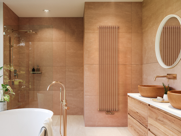 Rendering Zehnder Charleston Decorative radiator Front view