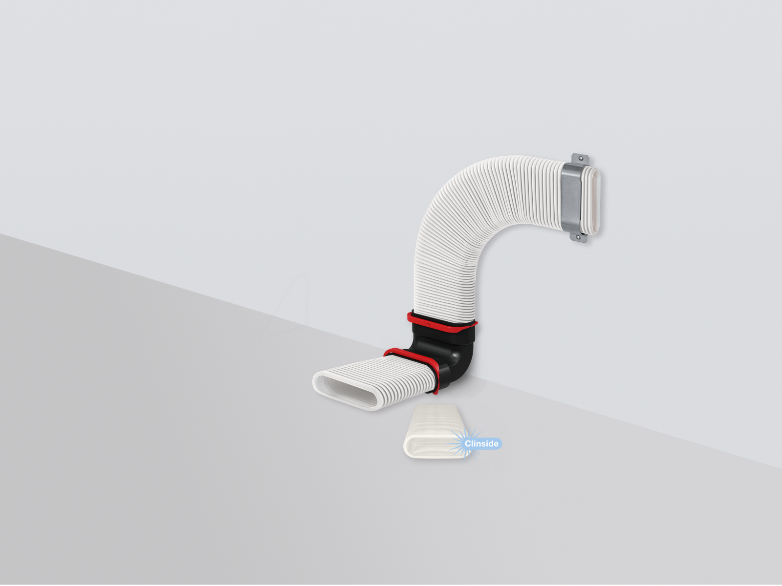 Rendering Zehnder ComfoTube flat 51 Comfortable indoor ventilation 