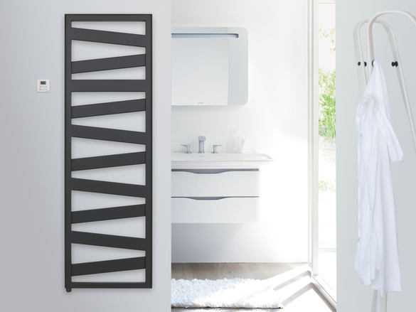 Rendering Zehnder Ribbon Decorative radiator Front view