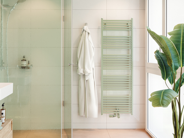 Rendering Zehnder Zeno Bow Decorative radiator Front view