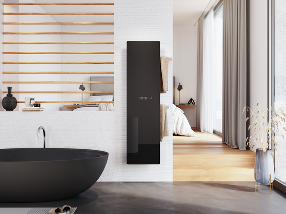 Rendering Deseo Verso Decorative radiator Front view
