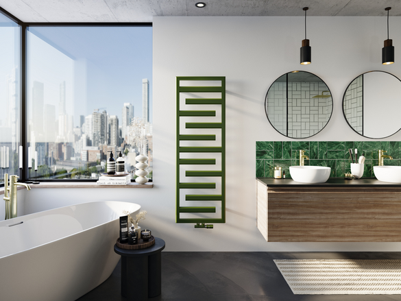 Rendering Zehnder Tetris Decorative radiator 