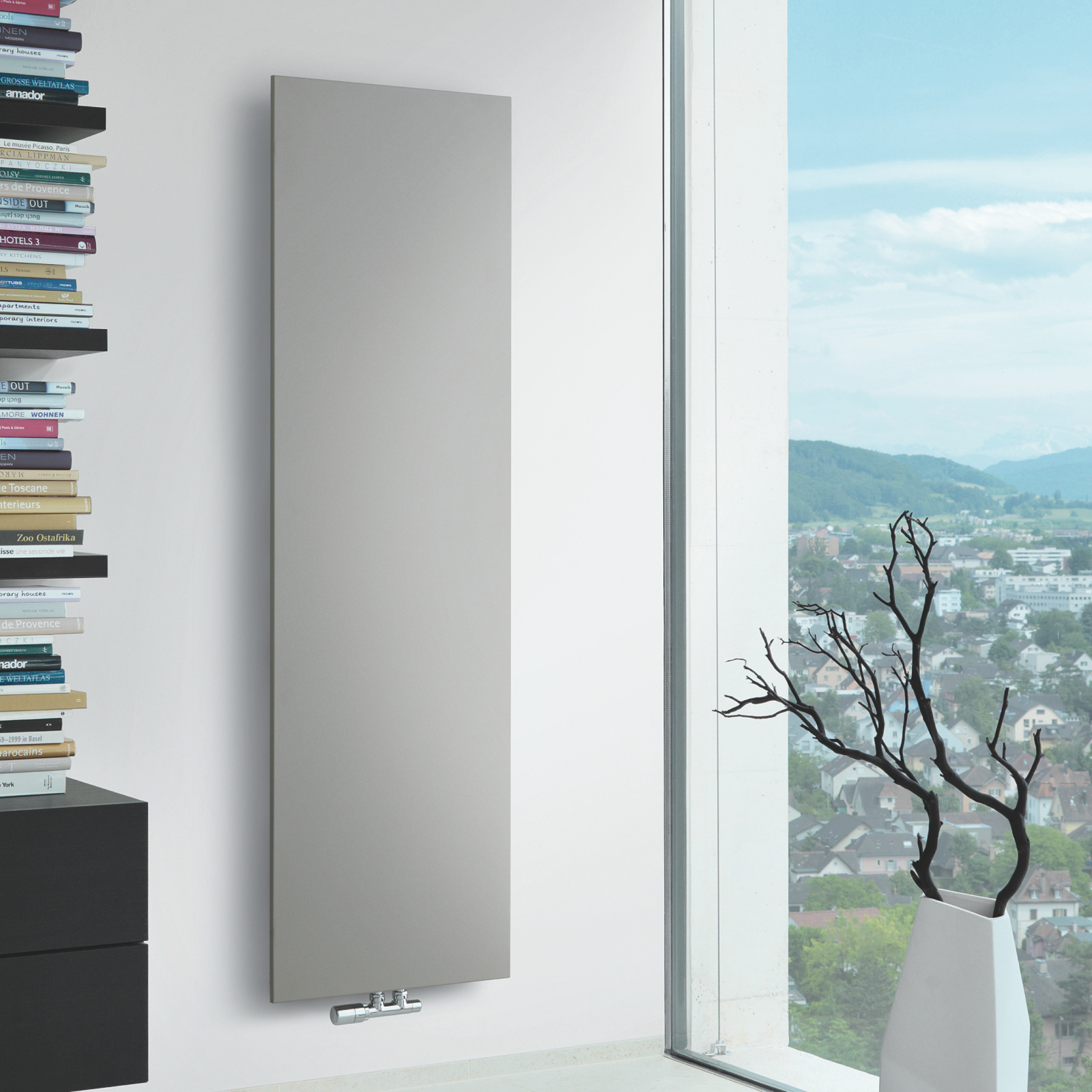 Rendering Zehnder Arteplano Classic Decorative radiator Front view