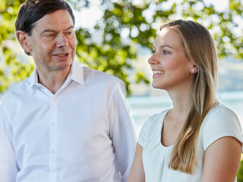 Dr. Hans-Peter Zehnder & Milva Inderbitzin-Zehnder Hans-Peter Zehnder i jego córka Milva Inderbitzin-Zehnder